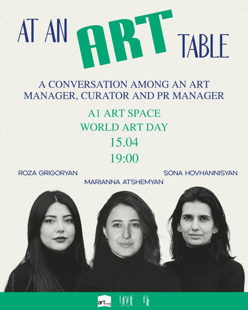At an Art Table: Sona Hovhannisyan, Marianna Atjemyan, Roza Grigoryan